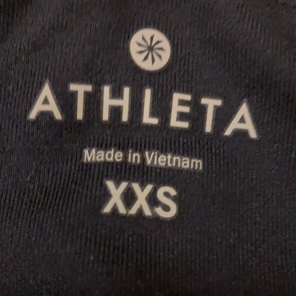 Athleta Navy Tights XXS - Picture 2 of 5